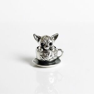 Chihuahua in a Tea Cup Charm